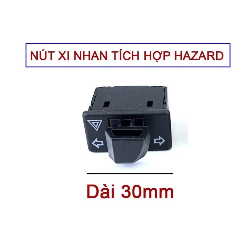 Công Tắc Hazard Tích Hợp Nháy 4 Bóng Nắp Đặt Như Zin