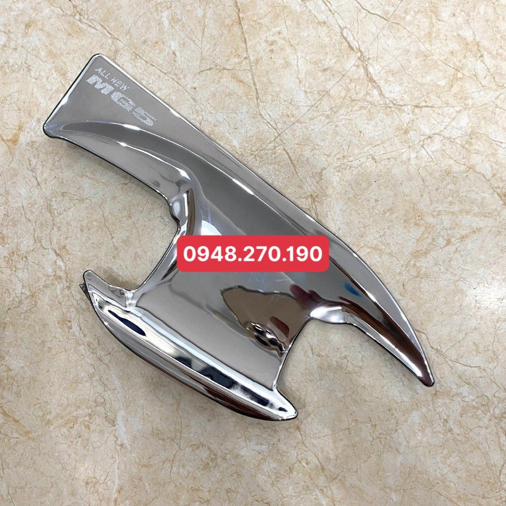 Ốp tay hõm mạ crom cho xe MG5 sáng đẹp, có keo sẵn