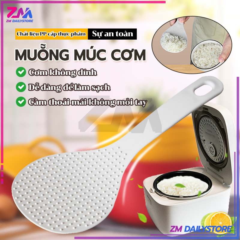 Thìa cơm,Muỗng Xới Cơm Chống Dính,Thìa cơm nhựa chống dính,Thìa môi xới cơm cao cấp, an toàn chịu nhiệt
