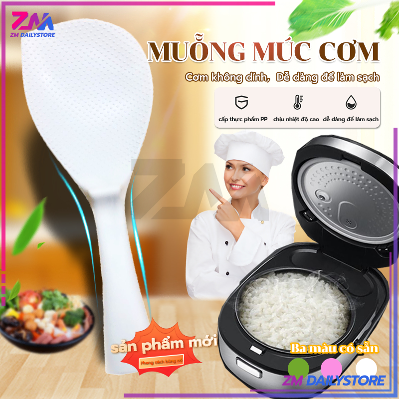 Thìa cơm,Muỗng Xới Cơm Chống Dính,Thìa cơm nhựa chống dính,Thìa môi xới cơm cao cấp, an toàn chịu nhiệt