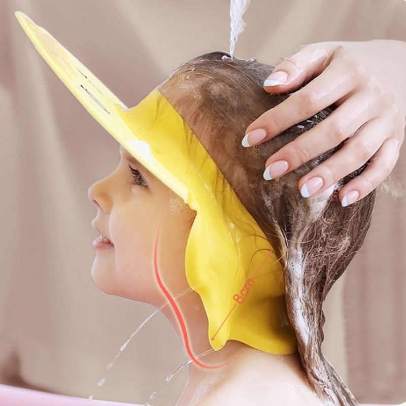 🌸Gửi Hàng Trong Ngày 🌸 Mũ Tắm Gội Cho Bé Silicone Hàng Cao Cấp Cực Kỳ Xinh Xắn Mũ Gội đầu Chắn Nước Cho Bé Yêu