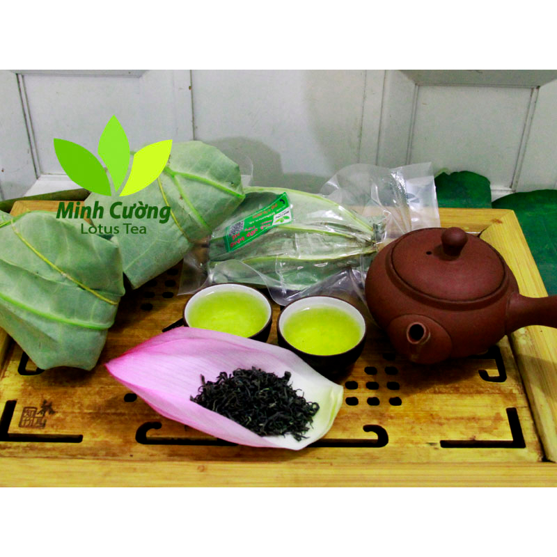 Trà ướp bông sen tươi