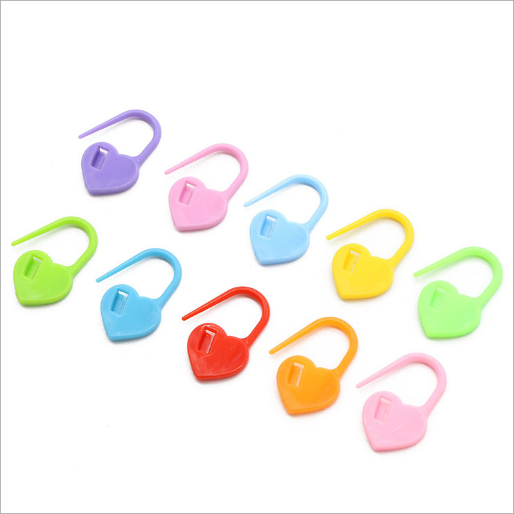 30 ghim đánh dấu len hình trái tim dễ thương