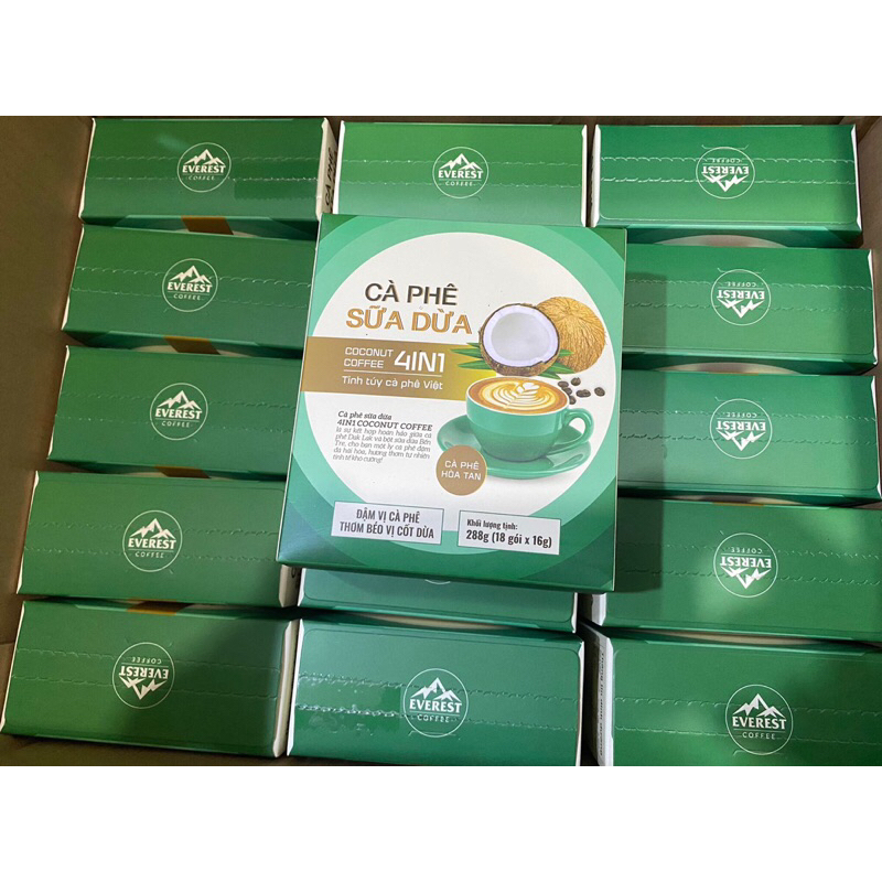 CÀ PHÊ SỮA DỪA COCONUT COFFEE