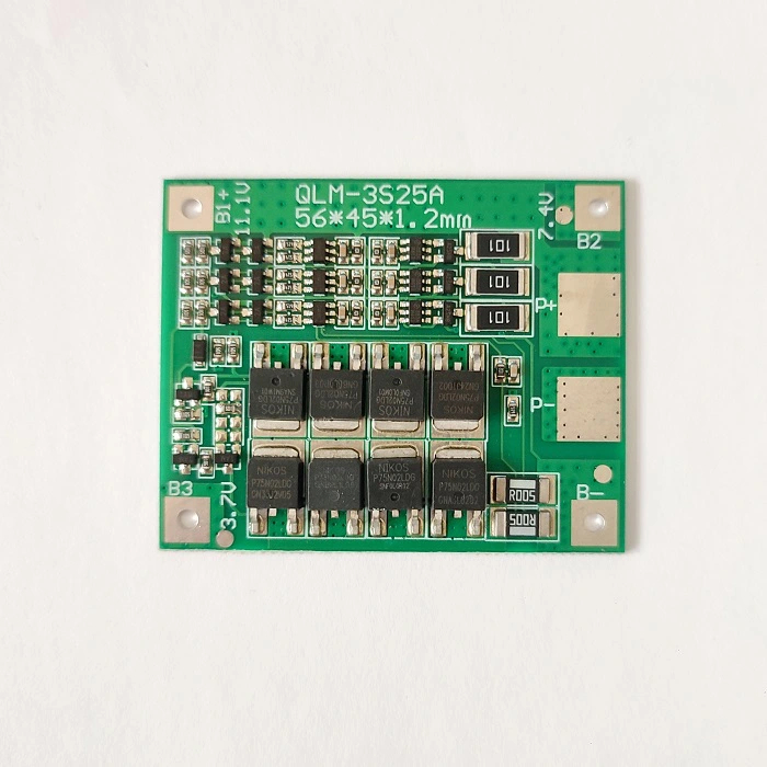 Mạch sạc xả và bảo vệ pin 3s 25A