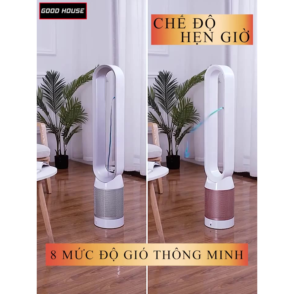 QUẠT KHÔNG CÁNH kiêm LỌC KHÔNG KHÍ Model mới nhất, hiện đại nhất. Quạt lọc không khí, nhiều cấp gió, điều khiển từ xa | BigBuy360 - bigbuy360.vn