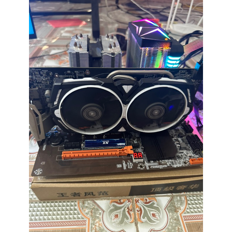 Mainx99duald4 chip 2676v3x2 ram 16gb  cho ae cày game đào coin