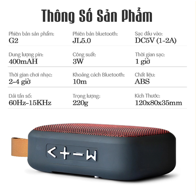 Loa bluetooth mini không dây , Loa Bluetooth mini bọc vải sang Trọng, Nghe nhạc cực hay -Bảo hành 12 tháng