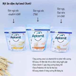 Bột Ăn Dặm Hữu Cơ Aptamil Cho Bé