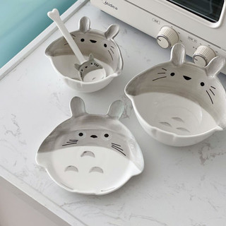 Bát đĩa gốm sứ Tororo dễ thương