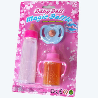 Đồ chơi - Set 3 phụ kiện bình sữa ma thuật, ti giả cho búp bê