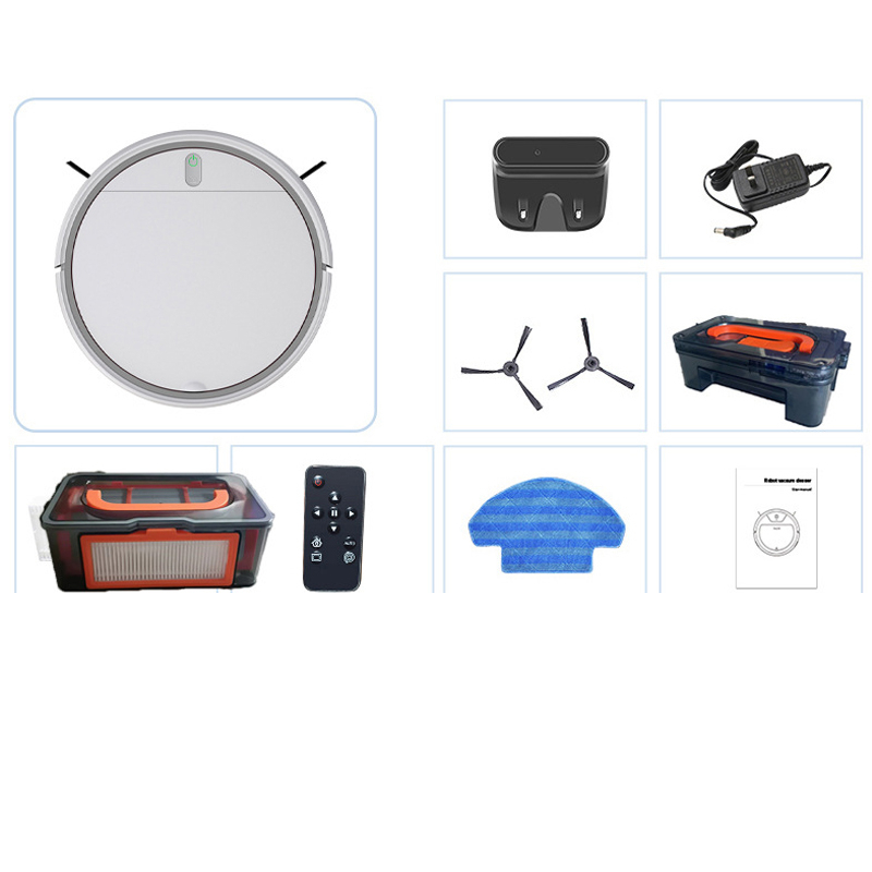 Robot Hút Bụi Lau Nhà Tự Động Hyperock K9 Pro, Hút Sạch Bụi Bẩn Điều Khiển Qua App, Tự Động Sạc BH 12 Tháng