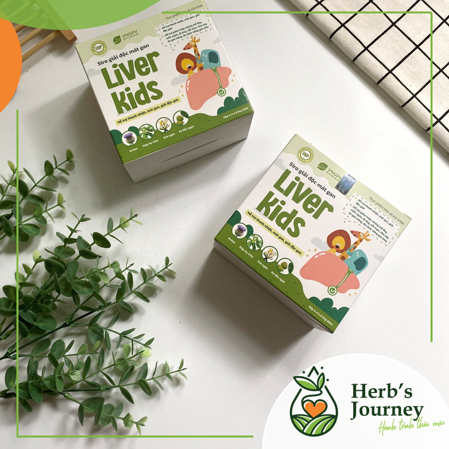 Siro giải độc mát gan từ thảo dược LIVER KIDS_VNGPV