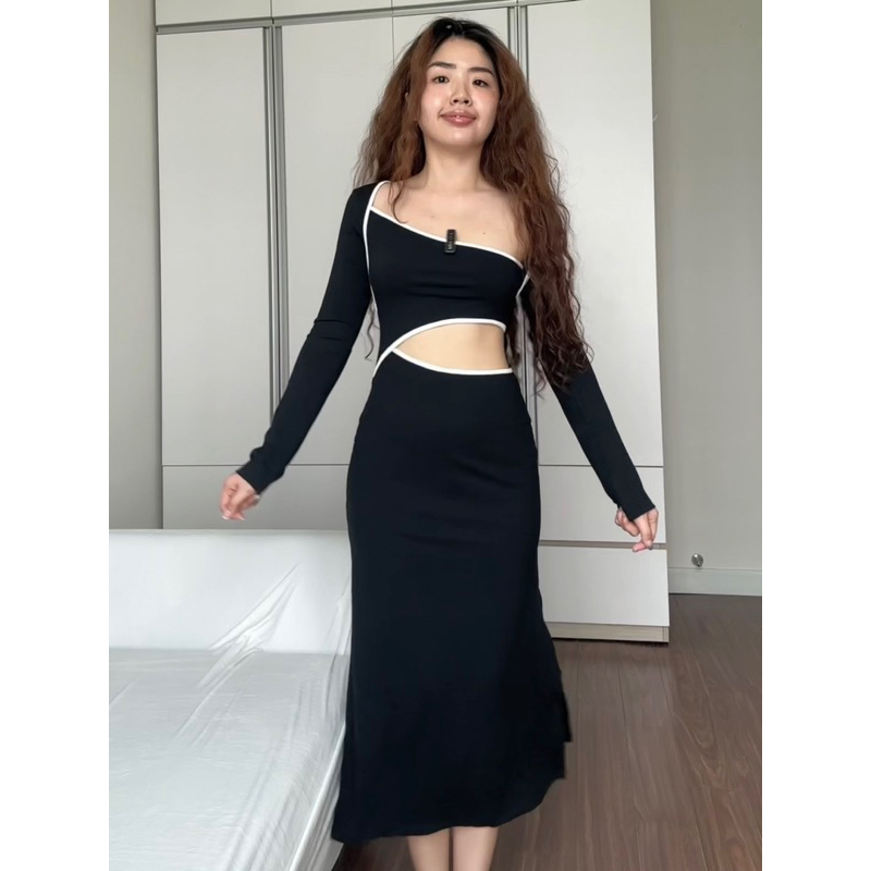 HINWORKSHOP | Váy dài ôm body Alena Cut Out Long Dress