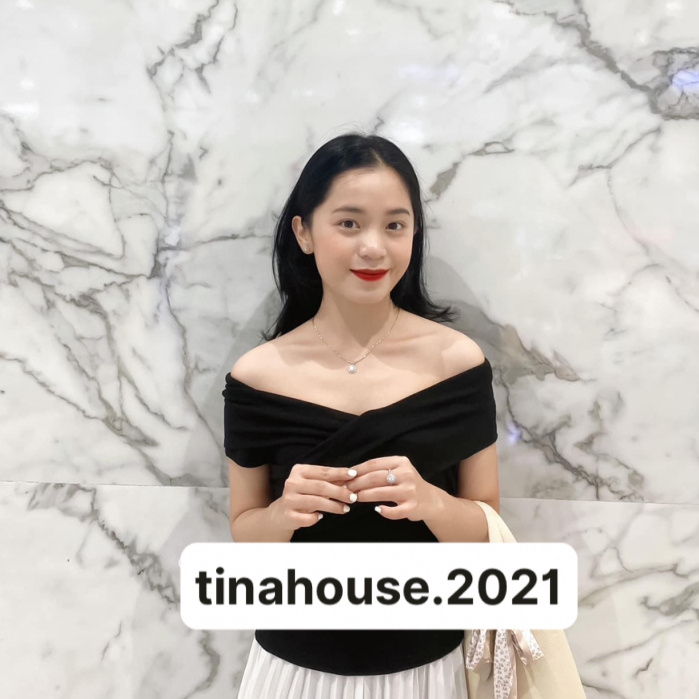 Áo trễ vai áo thun body nữ cổ v chéo sexy thiết kế (Od QC l1) -Tinahouse.2021