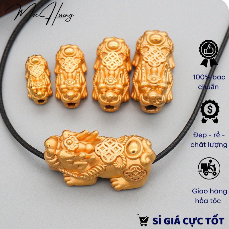 Charm bạc Tỳ Hưu bạc đồng tiền - MH129