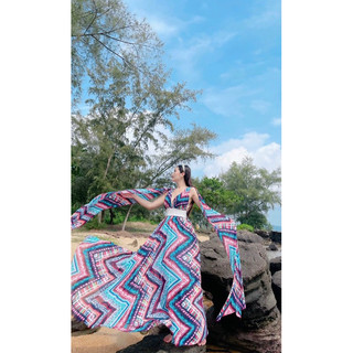 MOON BOHO - MAXI HOẠ TIẾT CÁNH TIÊN TÀ DÀI