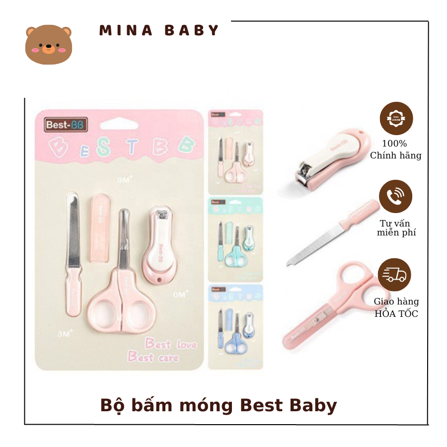 Set bấm móng BB Best 3 chi tiết cho bé