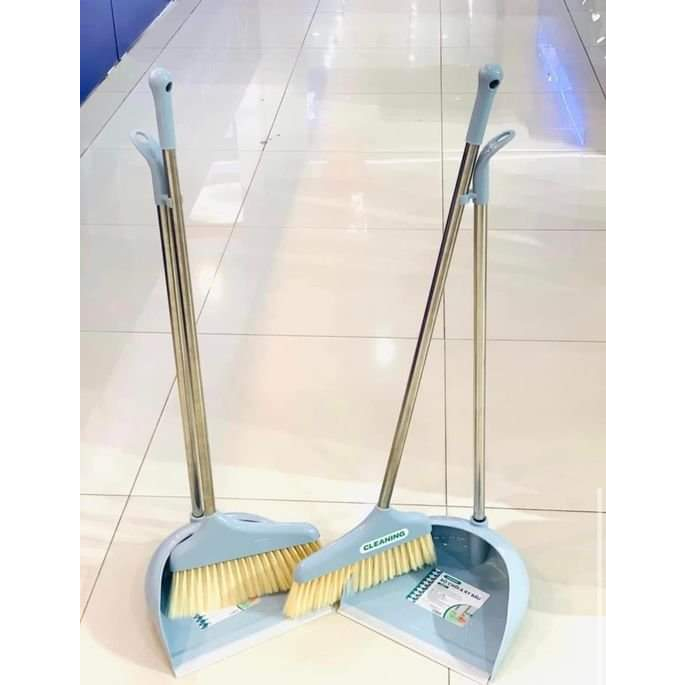 Bộ chổi và hót rác ky bầu xanh inochi, sản xuất theo tiêu chuẩn Nhật bản