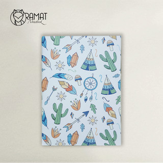 Sổ tay hình hoạ tiết boho size a5, a6