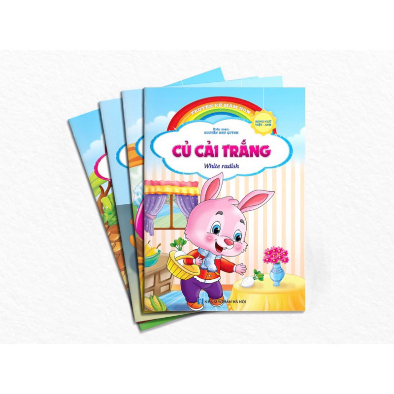 Sách -Combo 10 cuốn Truyện Kể Mầm Non - Song Ngữ Việt Anh - Dành Cho Thiếu Nhi