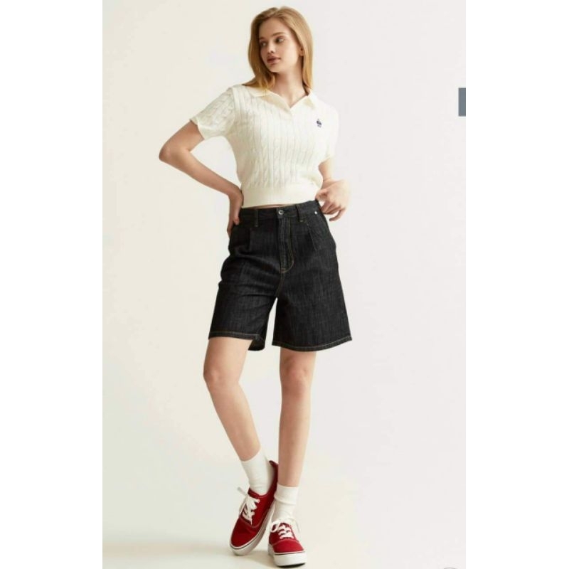 quần short jeans whoau xuất Hàn