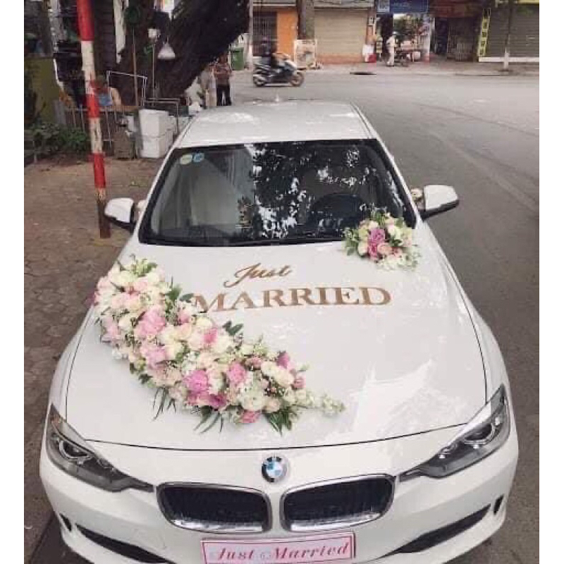 Chữ trang trí xe hoa, phông cưới….