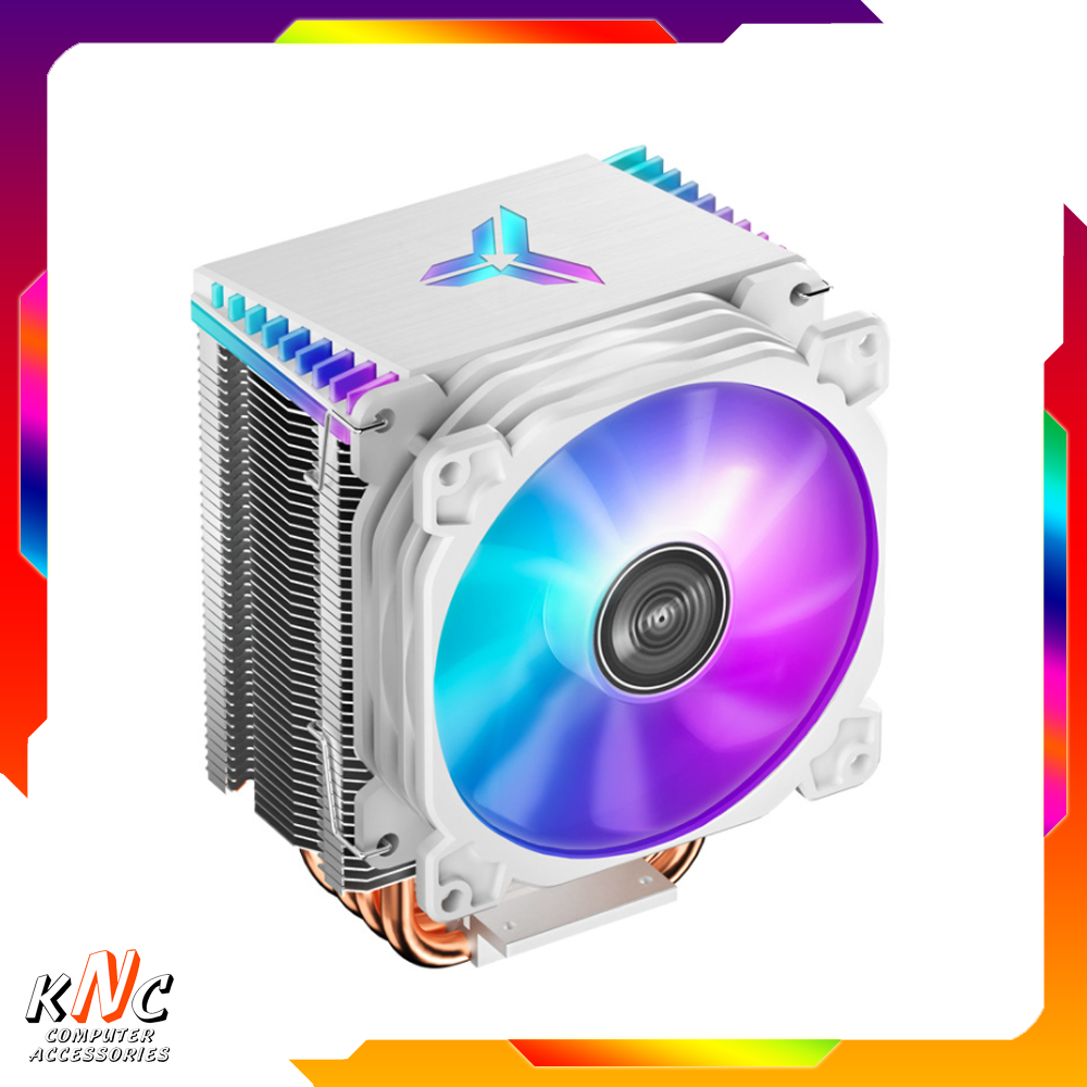 Quạt Tản Nhiệt CPU Jonsbo CR-1400 Màu Trắng Led RGB Tự Đảo Màu 4 Ống Đồng - Hàng Fullbox