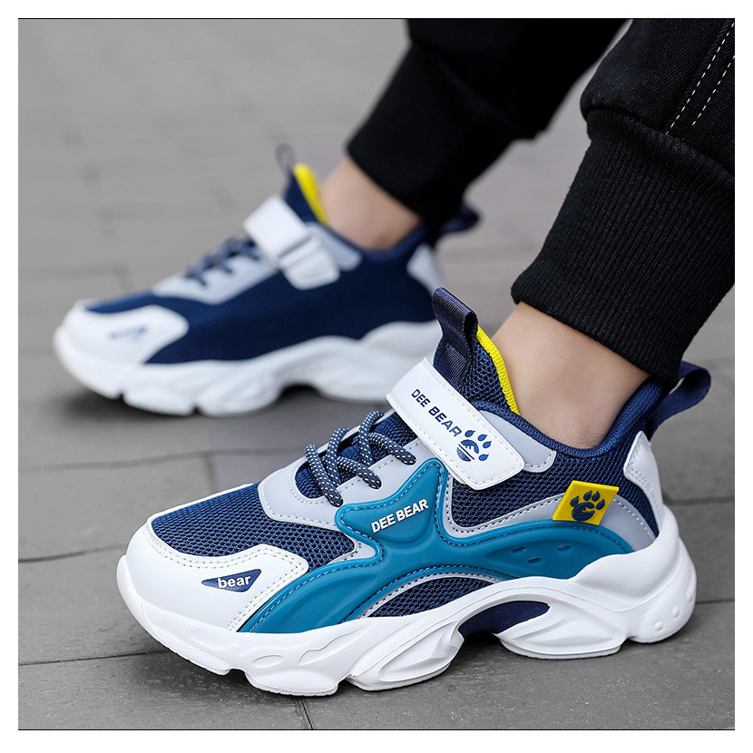 Giày thể thao trẻ em cho bé trai bé gái học sinh từ 5 đến 14 tuổi đế êm chống trượt (5896) Richkidsstore2021