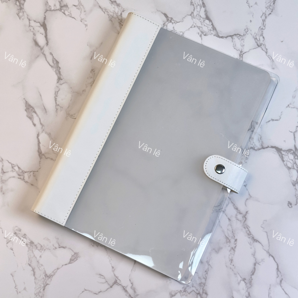 Sổ trưng mẫu meka viền da