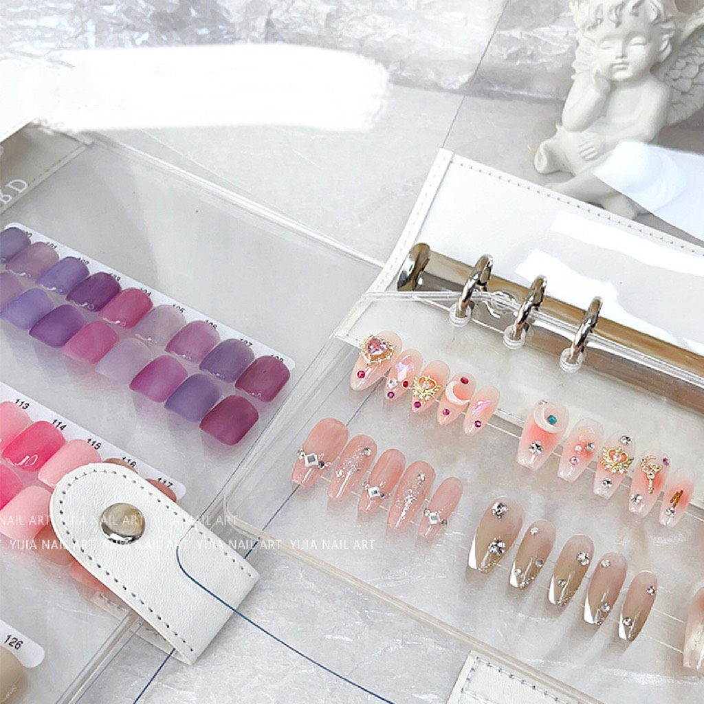 Sổ trưng mẫu meka viền da