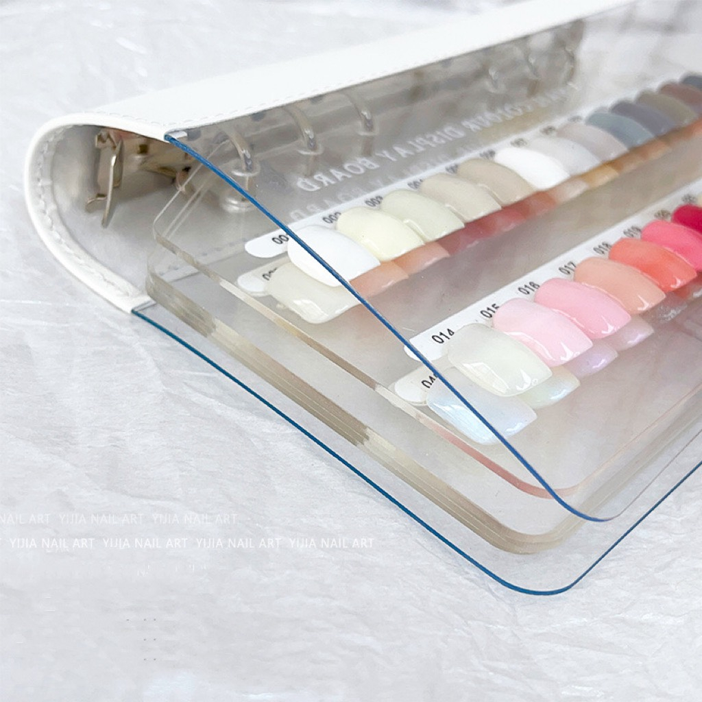 Sổ trưng mẫu meka viền da