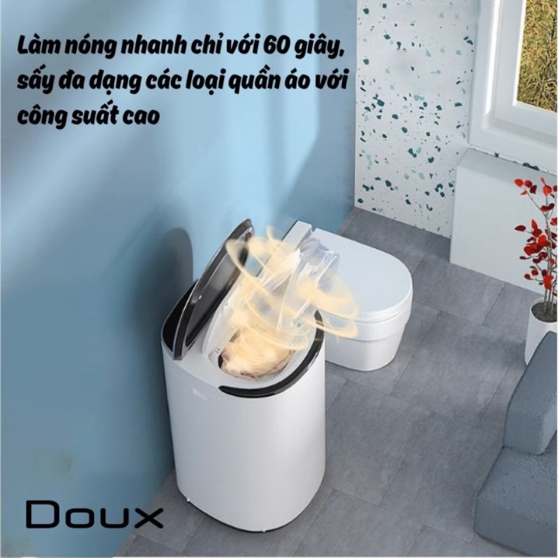 [HOÀN 200K] Máy giặt sấy mini Doux Lux 2023 DX-1335 bản nâng cấp có 12 chế độ giặt