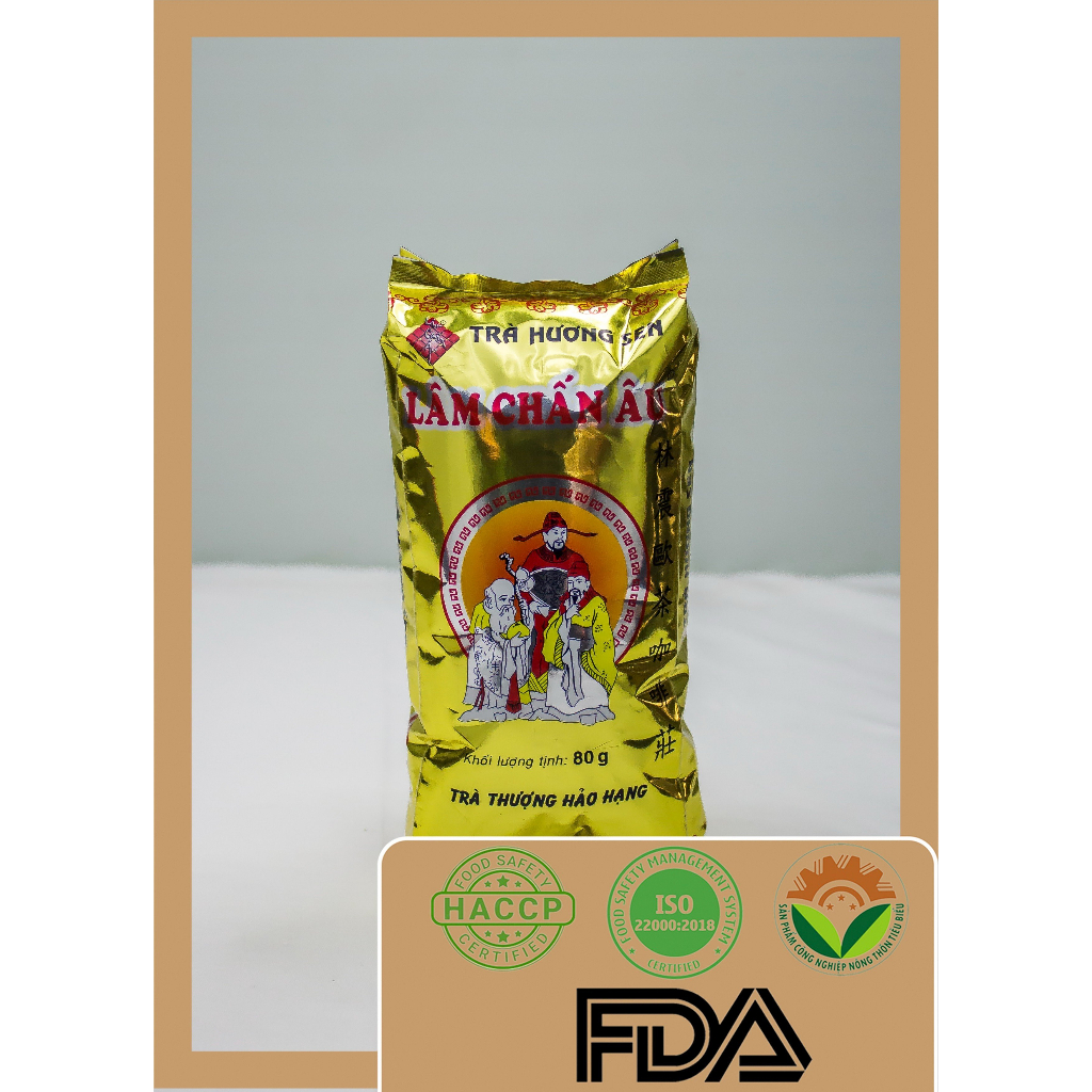 Trà Sen LÂM CHẤN ÂU (80g) - Lotus Tea 3.52 oz