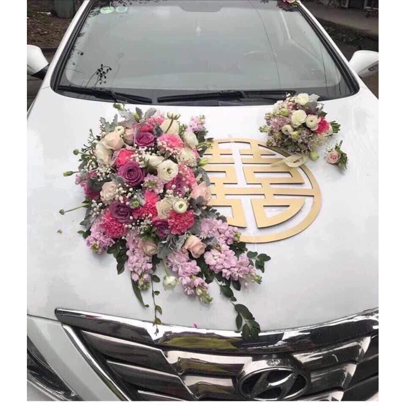 Chữ trang trí xe hoa, phông cưới….