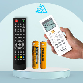Pin điều khiển điều hoà, pin điều khiển tivi, pin remote điều hòa, tivi,... pin đũa AAA Panasonic 700mAh sạc được