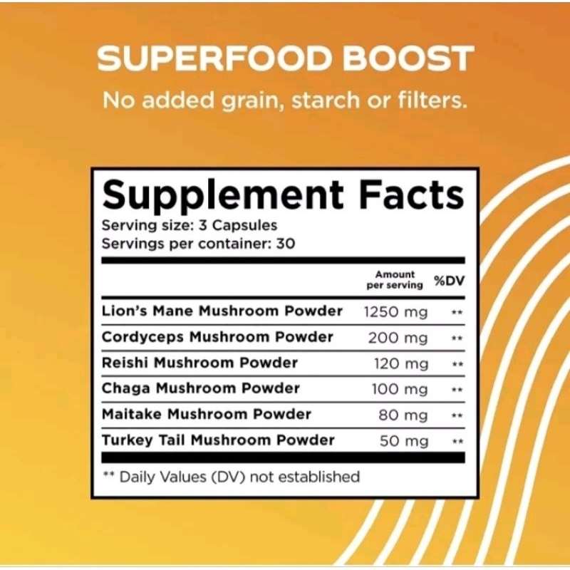 Viên Lion's Mane Nấm Hầu Thủ 6 Trong 1, Tăng Cường Trí Nhớ, Ngừa Alzheimer, Trẻ Hóa Vital vitamins