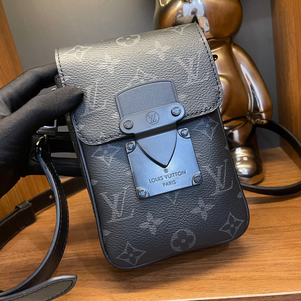 Túi đeo chéo Gucci mini Phone vân hoa khóa cài LA on web fullbox bill thẻ