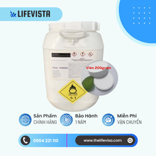 50Kg Clo Xử Lý Nước, Clo (TCCA) 90% Viên 200g, Chlorine xử lý nước, Clo diệt rêu tảo, Clo hồ bơi, Chlorine hồ bơi