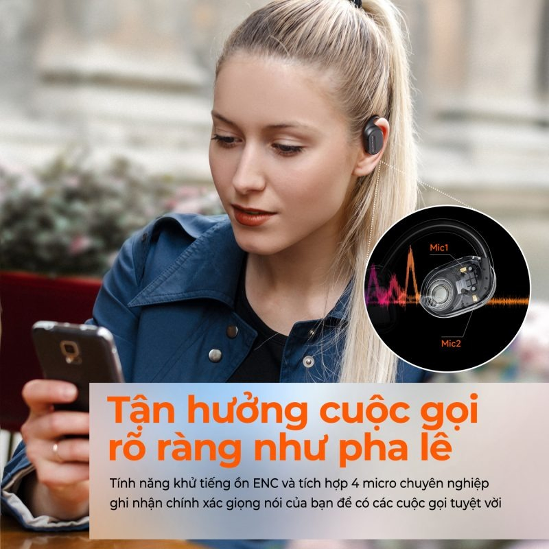 Tai nghe Bluetooth thể thao SoundPEATS GoFree - Chính Hãng