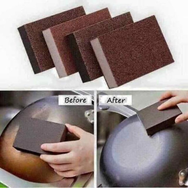 Miếng Bọt Biển Mài Chà Nhám Đánh Bóng Tuyệt Vời Loại Bỏ Rỉ Set Từ Kim Loại, Mài Và Đánh Bóng Thép, Rửa Và Tái sử Dụng