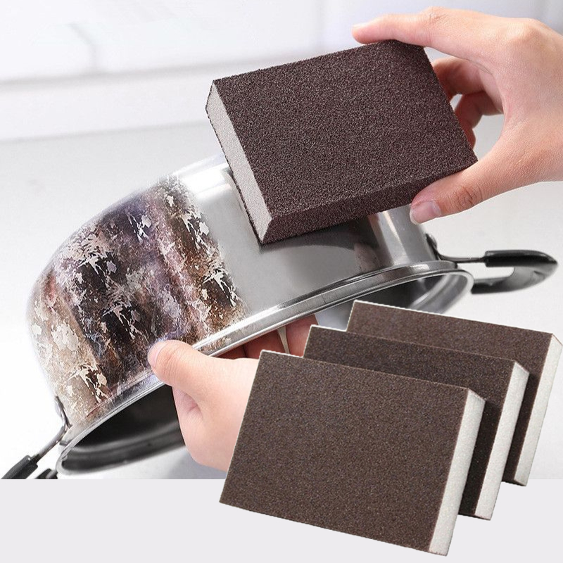 Miếng Bọt Biển Mài Chà Nhám Đánh Bóng Tuyệt Vời Loại Bỏ Rỉ Set Từ Kim Loại, Mài Và Đánh Bóng Thép, Rửa Và Tái sử Dụng