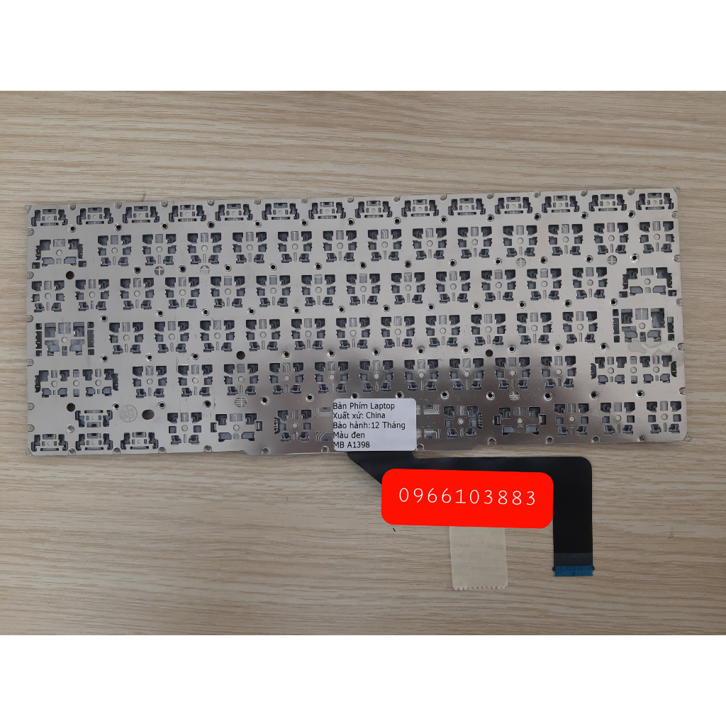 Bàn Phím Dành Cho Laptop Táo Pro 15 inch A1398 Từ năm 2013 - 2015 New Chất Lượng Cao