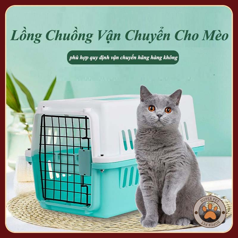 Thú cưng  vận chuyển lồng vận chuyển chó mèo hàng không PP