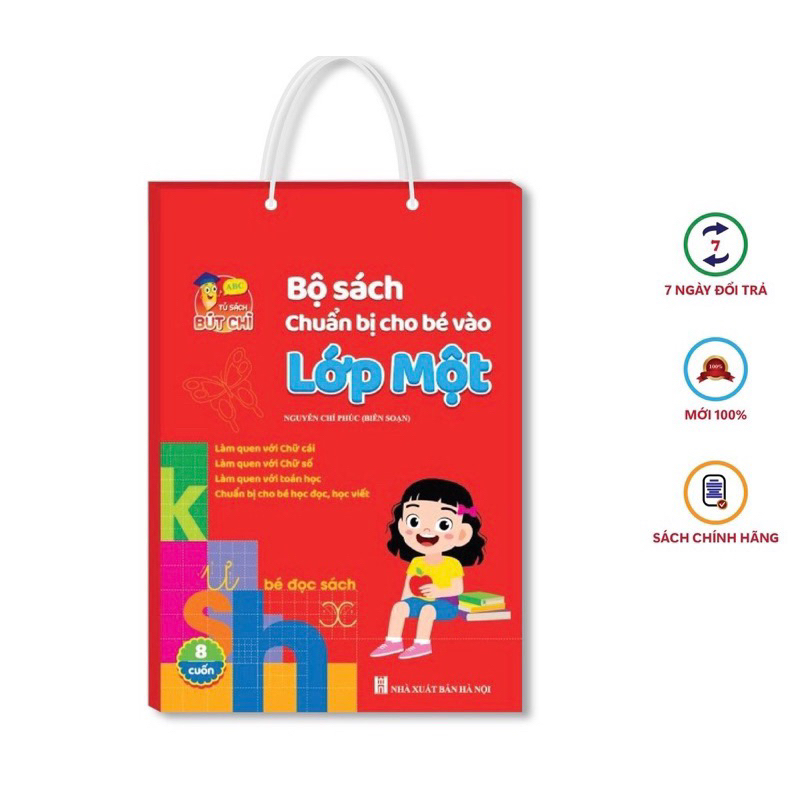 Sách - Combo Chuẩn Bị Cho Bé Vào Lớp 1 (8 quyển)
