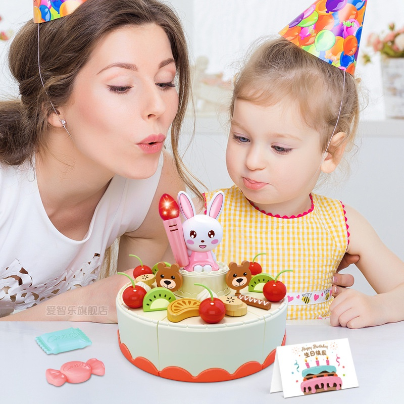 Bộ Đồ Chơi Sinh Nhật Cho Bé Cắt Bánh Sinh Nhật 85 Chi Tiết Kèm Nhạc Và Đèn