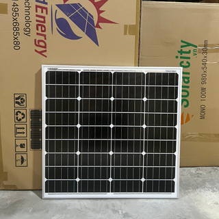 Pin năng lượng mặt trời mono 60W WorldEnergy - combo 2 tấm tặng 1 cặp jack mc4 đơn (bảo hành 12 năm kỹ thuật)