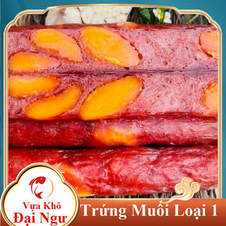 1kg lạp xưởng tôm trứng muối loại ngon -đặc biệt- lạp xưởng tôm đặc sản sóc trăng-vựa khô đại ngư