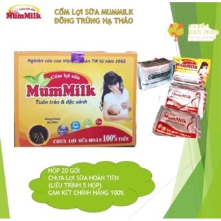 B37.cốm lợi sữa mummilk hộp 20gói.