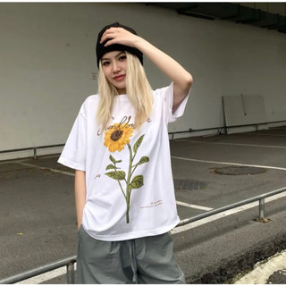 Áo thun am nam nữ form rộng sunflower
